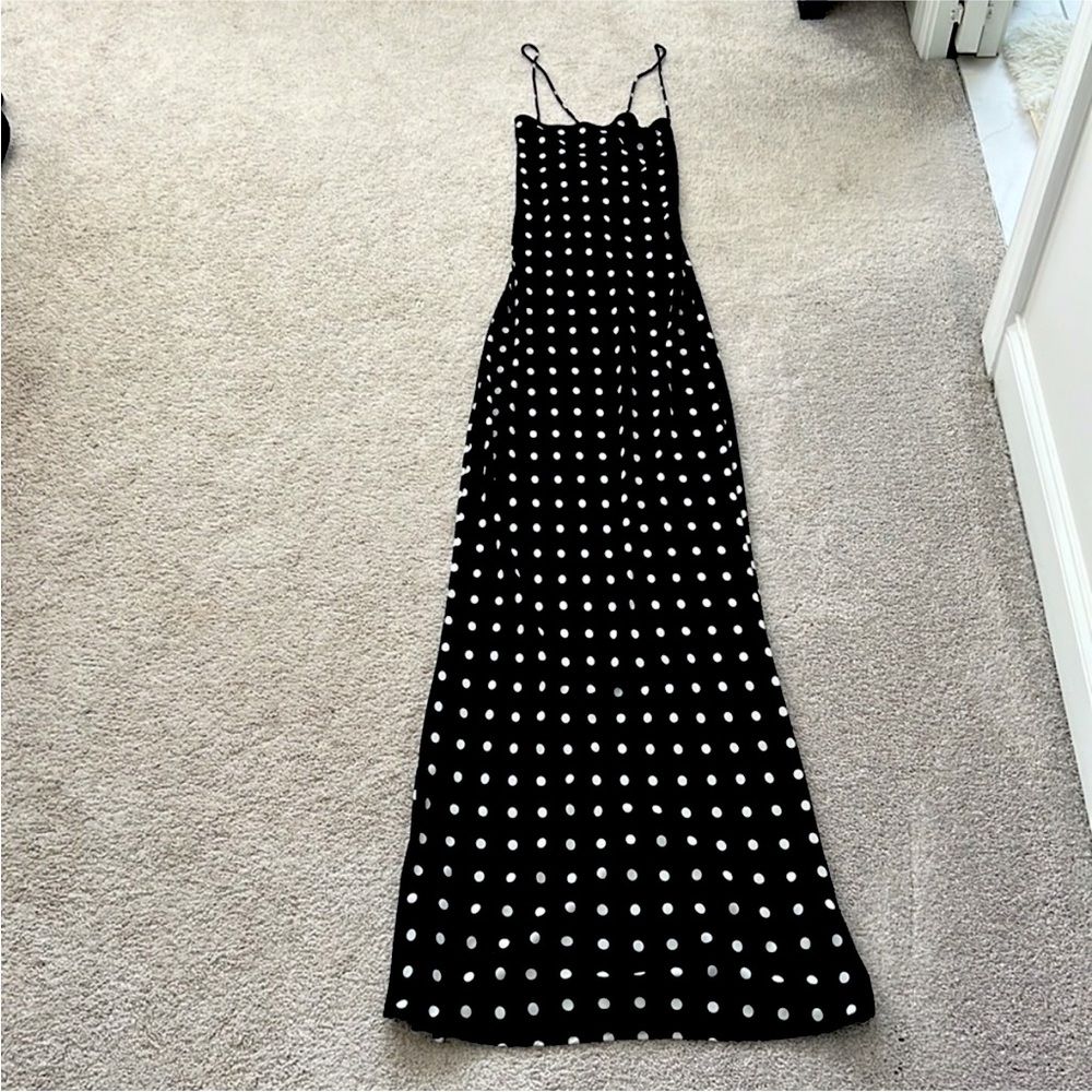Maxi dress, polkadot Dress,